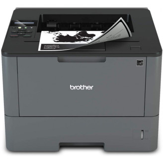 Imprimanta Laser Monocrom Brother HL-L5200DW, Duplex, A4, 40ppm, 1200 x 1200, USB, Retea, Wireless, Toner si Drum Noi