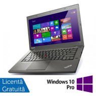 Laptop Lenovo ThinkPad T440s, Intel Core i7-4600U 2.10GHz, 8GB DDR3, 120GB SSD, 14 Inch, HD+, Webcam + Windows 10 Pro