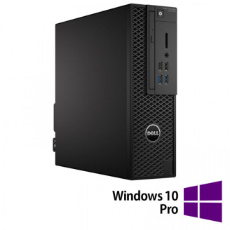 Workstation Refurbished Dell Precision 3420 SFF, Intel Core i7-6700 3.40 - 4.00GHz, 8GB DDR4, 256GB SSD + Windows 10 Pro