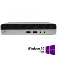 Calculator Refurbished HP ProDesk 400 G3 Mini PC, Intel Core i5-7500T 2.70 - 3.30GHz, 8GB DDR4, 256GB SSD + Windows 10 Pro