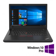 Laptop Refurbished LENOVO ThinkPad T480, Intel Core i5-8250U 1.60 - 3.40GHz, 8GB DDR4, 256GB SSD, 14 Inch Full HD, Webcam + Windows 10 Pro