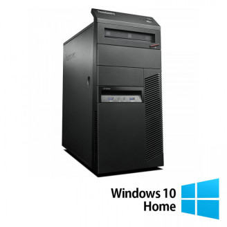 Calculator Refurbished Lenovo ThinkCentre M93 Tower, Intel Core i5-4430 3.00GHz, 8GB DDR3, 256GB SSD, DVD-RW + Windows 10 Home