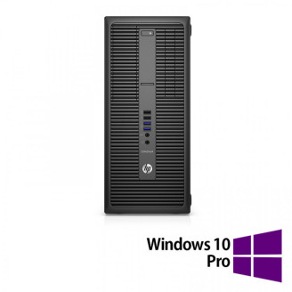 Calculator Refurbished HP 800 G2 Tower, Intel Core i5-6500 3.20GHz, 8GB DDR4, 256GB SSD + Windows 10 Pro