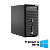 Calculator Refurbished HP 400 G2 Tower, Intel Pentium G3240 3.10GHz, 4GB DDR3, 500GB SATA, DVD-RW + Windows 10 Home