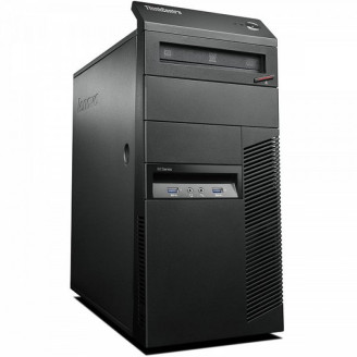 Calculator Second Hand Lenovo ThinkCentre M83 Tower, Intel Core i5-4460 3.20GHz, 8GB DDR3, 256GB SSD, DVD-RW