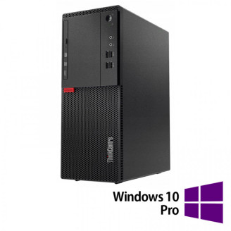 Calculator Refurbished LENOVO M710T Tower, Intel Core i3-6100 3.70GHz, 8GB DDR4, 256GB SSD, DVD-ROM + Windows 10 Pro