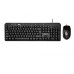 Kit Tastatura + Mouse SPACER SPDS-1691, Qwerty, USB, Negru