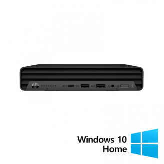 PC Refurbished HP ProDesk 600 G6 Mini 35W, Intel Core i5-10500T 2.30 - 3.80GHz, 16GB DDR4, 512GB SSD, Wi-Fi + Windows 10 Home