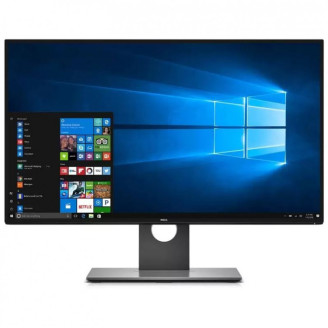 Monitor Second Hand DELL Ultrasharp U2717D, 27 Inch PLS W-LED, InfinityEdge , Quad HD 2560 x 1440, HDMI, DisplayPort, 4x USB 3.0 Grad A-