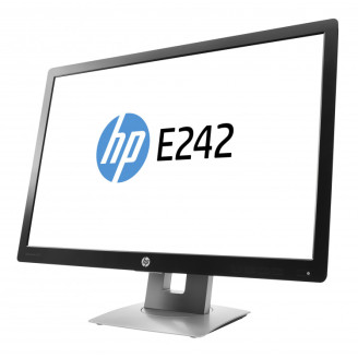 Monitor Second Hand HP EliteDisplay E242, 24 Inch IPS, 1920 x 1200, VGA, Display Port, HDMI, USB  Grad A-