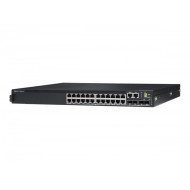 Switch Refurbished Dell EMC N3224T-ON,  Layer 3, 24x RJ45 10/100/1000Mb auto-sensing ports, 4x 10G SFP+ ports, 2X 100G QSFP28 ports, 1x 550W AC PSU included