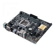 Placa de baza Asus H110M-K, Socket 1151, mATX, Shield, Cooler, Suporta CPU Gen 6 / 7