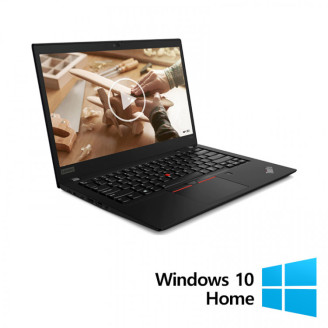 Laptop Refurbished LENOVO ThinkPad T490s, Intel Core i5-8265U 1.60 - 3.90GHz, 16GB DDR4, 512GB SSD, 14 Inch Full HD, Webcam + Windows 10 Home