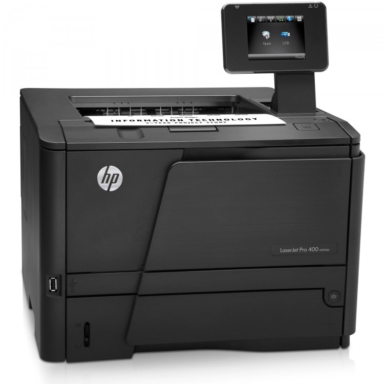 Imprimanta Laser Monocrom HP 400 M401DN, Touchscreen, USB, Duplex, Retea, 1200x1200 dpi, 35 ppm