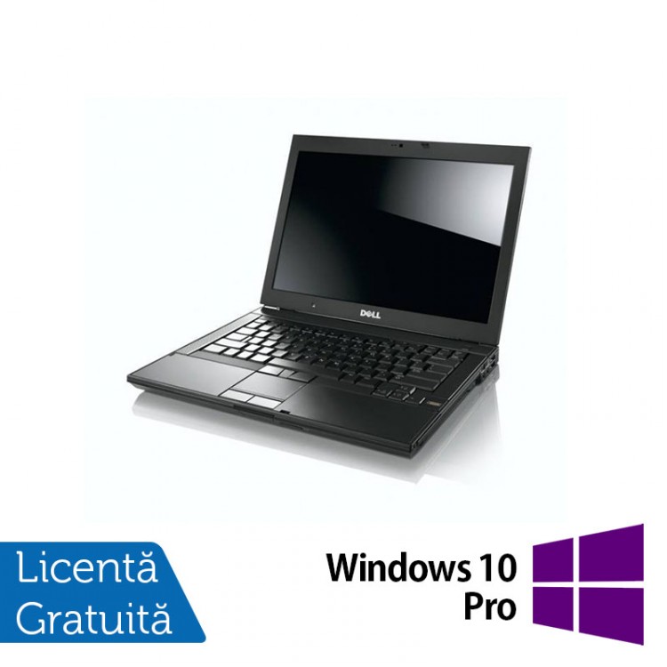 Laptop Refurbished Dell E6410, Intel Core i5-560M, 2.67GHz, 4GB DDR3, 320GB SATA, DVD-RW, 14 inch LCD + Windows 10 Pro