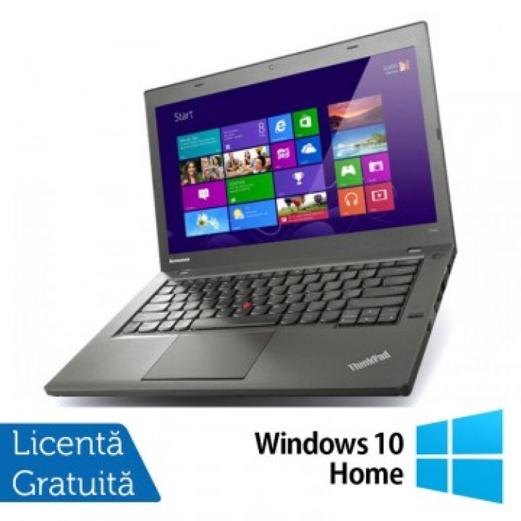 Laptop Refurbished LENOVO ThinkPad T440P, Intel Core i5-4200M 2.5GHz, 4GB DDR3, 256 GB SSD, DVD-RW + Windows 10 Home