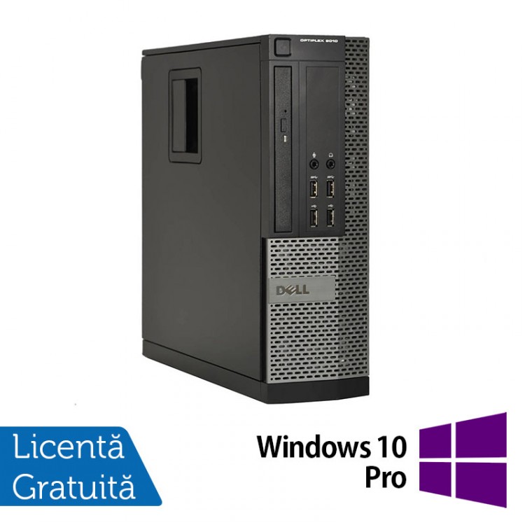 Calculator DELL OptiPlex 9010 SFF, Intel Core i5-3570 3.40 GHz, 8GB DDR3, 500GB SATA, DVD-ROM + Windows 10 Pro