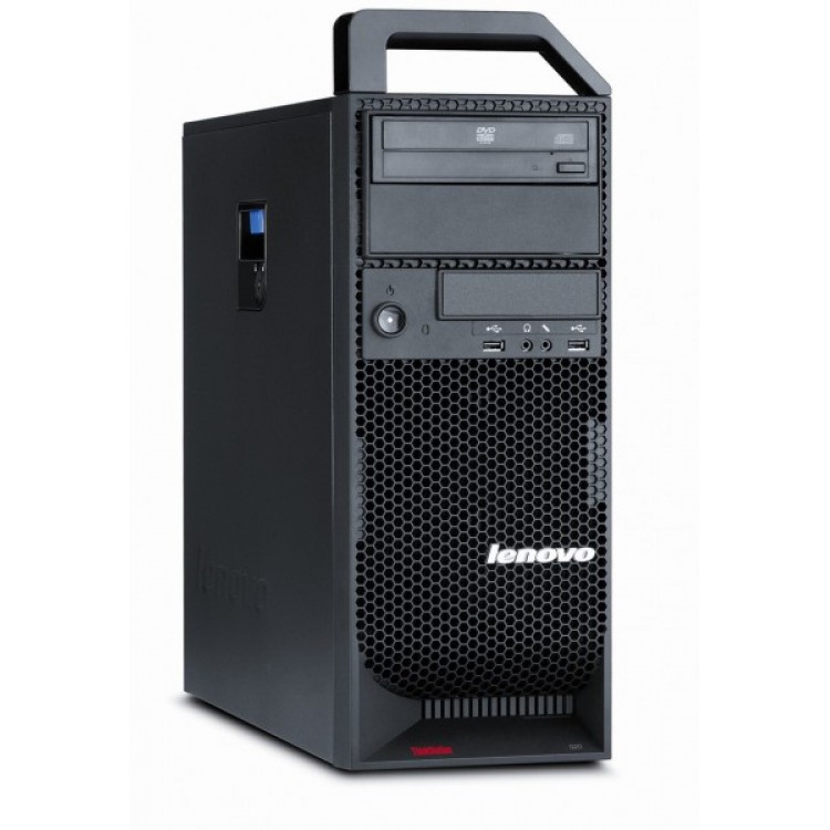 Workstation Lenovo ThinkStation S20 Tower, Intel Xeon Hexa Core X5650 2.66Ghz-3,06GHz, 8GB DDR3, SSD 120GB + 1TB HDD, nVidia NVS 315/1GB, DVD-RW