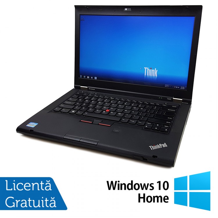 Laptop LENOVO ThinkPad T430, Intel Core i5-3320M 2.60GHz, 8GB DDR3, 320GB SATA, DVD-RW + Windows 10 Home