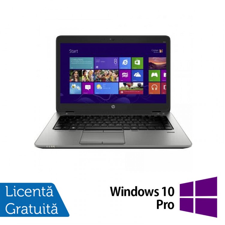 Laptop HP Elitebook 820 G2, Intel Core i5-5200U 2.20GHz, 16GB DDR3, 120GB SSD, 12 Inch + Windows 10 Pro