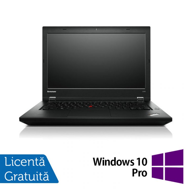 Laptop LENOVO ThinkPad L450, Intel Core i5-5200U 2.20GHz, 8GB DDR3, 120GB SSD, 14 Inch + Windows 10 Pro